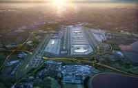 CGI image shows what an expanded Heathrow could look like.