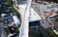 Engineers have saved £70m of taxpayers’ money by using creative new methods to build a railway flyover as part of the East West Rail project.