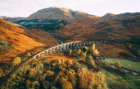Glenfinnan viaduct. Photo by Connor Mollinson, courtesy of Network Rail.