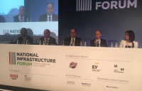 City leaders in London at the National Infrastructure Forum.