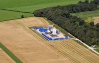 Preese Hall in Lancashire where fracking in Spring of 2011 induced seismicity