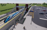 Proposed appearance of Haxby Station - credit: Network Rail