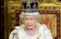 Queen Elizabeth II gives the speech written by the Conservative government