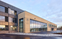 The new Co-op Academy Belle Vue school in East Manchester has been built on a former 12.6-acre brownfield site hosting a Showcase Cinema.