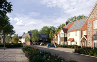 Artist's impression of Sonning Common development, South Oxfordshire