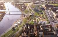 Two north east companies appointed to create £36m Stockton Waterfront urban park development.