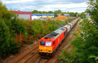 Tarmac and DB Cargo UK’s delivery of construction materials on key route will be powered entirely by 100% renewable fuel.