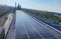 Tarmac powers up sustainability credentials with solar panels at Midlands plant. (Image courtesy of Tarmac).