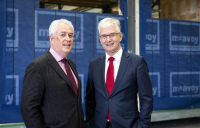 The McAvoy Group chief executive Eugene Lynch, right, and new managing director Mark Lowry