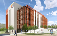 The University of Birmingham's proposed new Molecular Sciences Building, which is set to begin construction in March 2020.