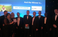 IMC Worldwide picking up one of their Consultancy and Engineering Awards.