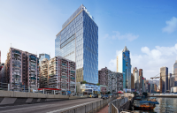 CGI of new office building in Causeway Bay, Hong Kong.