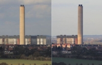 Before and after images of Didcot by former power station employee Nigel Brady.