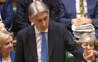 Chancellor Philip Hammond delivering his spring statement in the House of Commons.