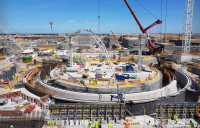 Delays and cost increases for the construction of Hinkley Point C are putting a break on construction growth.