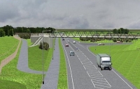 The new road will be a five-mile single carriageway.