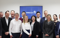 Some of Sweco's team in Cork.