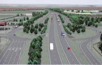 The Testo's roundabout improvement scheme at Boldon - one of the projects CECA North East wants to see brought forward.