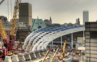 Manchester Victoria station redevelopment - construction output has increased by 30.7% in the north west.