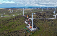 The Viking Wind Farm project - image from SSE