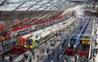 How the transformed station will look when the work is complete.