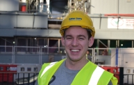 Balfour Beatty apprentice Jack Kleyn - the contractor is hiring another 150 this year.
